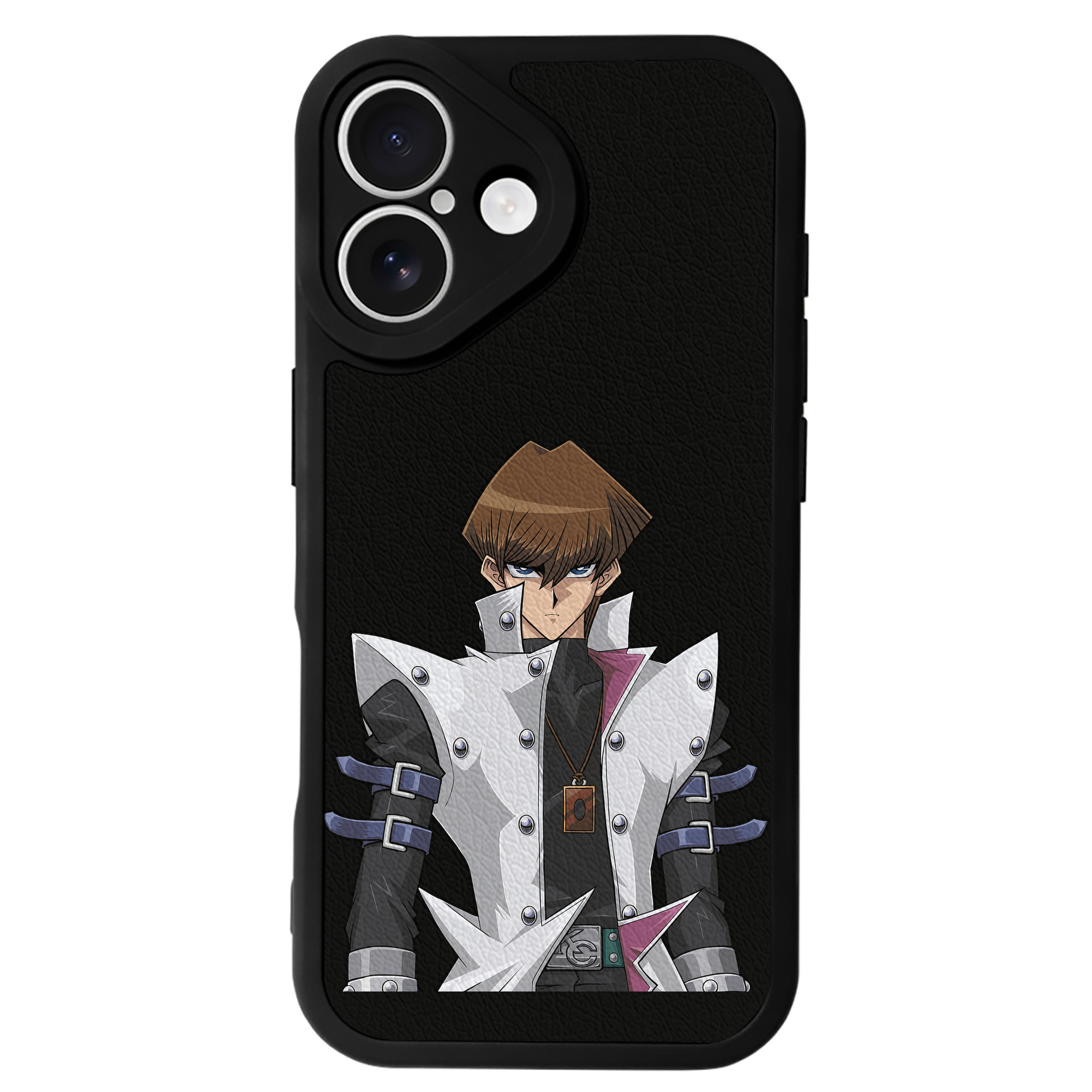 遊☆戯☆王 Yu-Gi-Oh! 【iPhone 16シリーズ対応】シリコンスマホケース（レザー調） 材質：シリコン